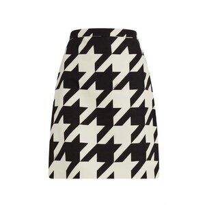 NWT Gucci houndstooth print mini skirt Size 48